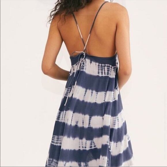 Free People Womens S We The Free Tie Dye Seashell Tunic Mini Dress NEW - Picture 2 of 11